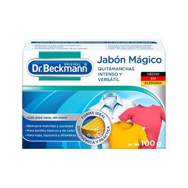 Dr. Beckmann Jabón Mágico Quitamanchas para Ropa y Tapicería 100 g