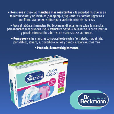 Jabon Magico 100g - Dr Beckmann - principal uso