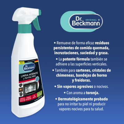 Limpia Hornos y Parrillas BBQ 375 ml - Dr Beckmann - bullets