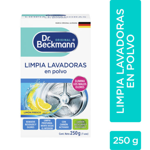 Limpia Lavadoras en Polvo 250g - Dr Beckmann - bullets