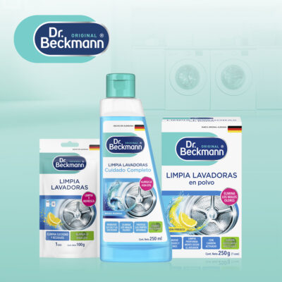 Limpia Lavadoras en Polvo 250g - Dr Beckmann - familia