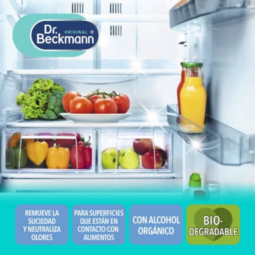 Limpia Refrigeradores y Microondas 250 ml - Dr Beckmann - principal uso