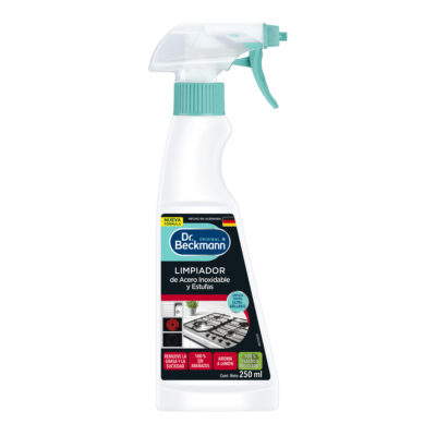 Limpiador de Acero Inoxidable y Estufas 250 ml - Dr Beckmann - frente