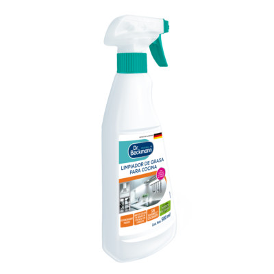 Limpiador de Grasa para Cocina 500 ml - Dr Beckmann - arriba