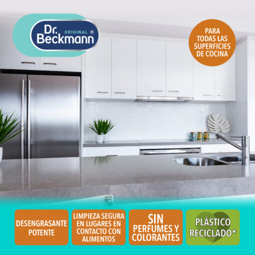 Limpiador de Grasa para Cocina 500 ml - Dr Beckmann - principal uso