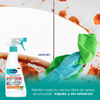 Limpiador de Grasa para Cocina 500 ml - Dr Beckmann - resultado de aplicación