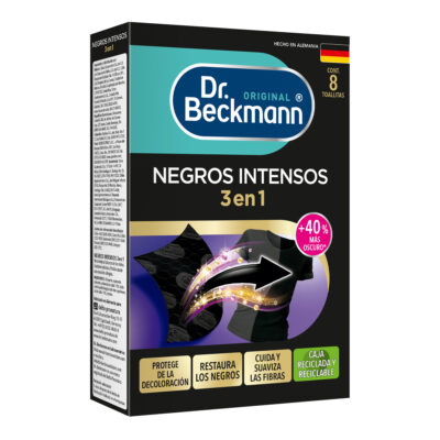 Negros Intensos Toallitas 8ct - Dr Beckmann - arriba