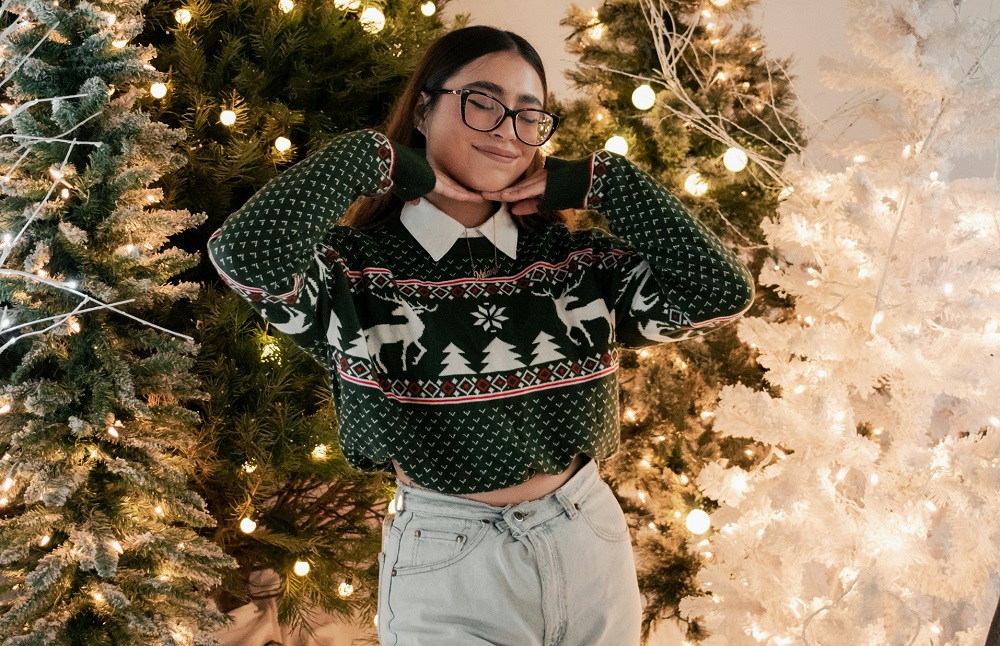 como lavar sueter navideño negro