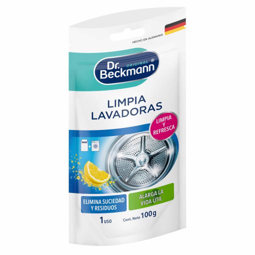 Limpia Lavadoras 100g (Doypack) - Dr Beckmann - arriba