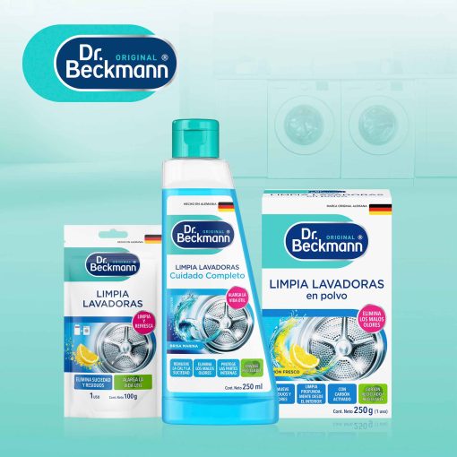Limpia Lavadoras 100g (Doypack) - Dr Beckmann - familia