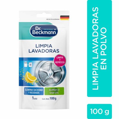 Limpia Lavadoras 100g (Doypack) - Dr Beckmann - portada