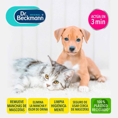 Limpiador para Manchas y Olores de Mascotas - Dr Beckmann - bullets