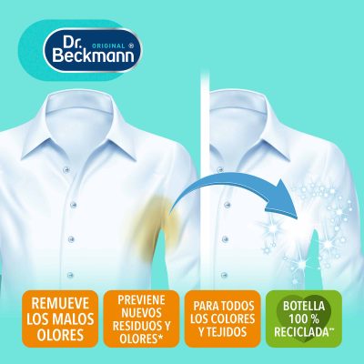 QUITAMANCHAS Desodorante y Sudor 500ml - Dr Beckmann - bullets