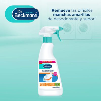 QUITAMANCHAS Desodorante y Sudor 500ml - Dr Beckmann - manejo