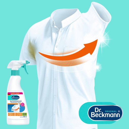 QUITAMANCHAS Desodorante y Sudor 500ml - Dr Beckmann - resultado de aplicación